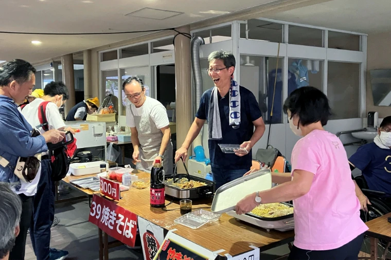 焼きそばブース