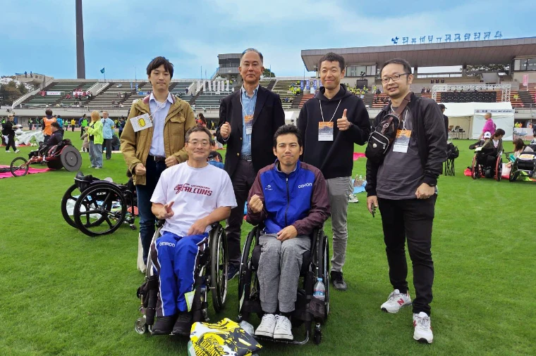 大会のあと皆で集合写真。